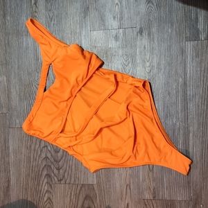 Orange swimsuit